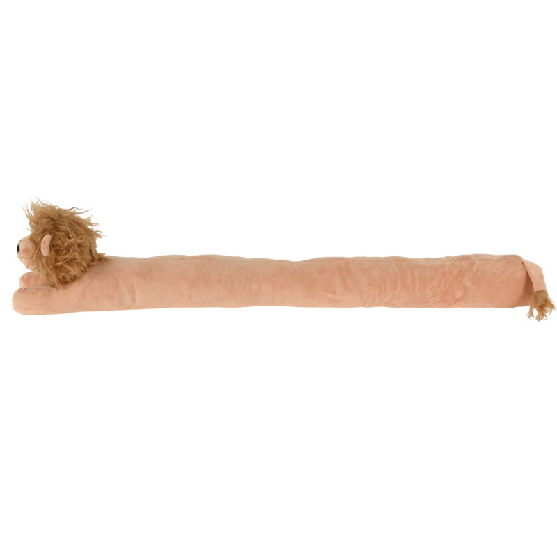 Home Styling Collection Ochrana proti průvanu ve tvaru zvířátka, 90 cm béžová
