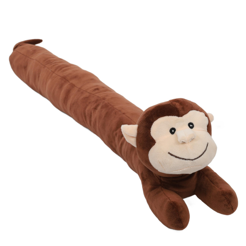 Home Styling Collection Ochrana proti průvanu ve tvaru zvířátka, 90 cm hnědá 78053