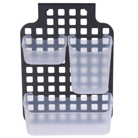 Bathroom Solutions Koupelnový košík do sprchy, 29 x 9 x 39 cm antracitová