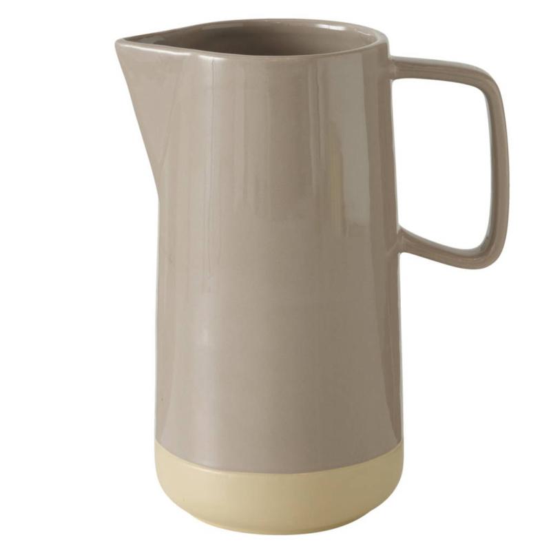 Boltze Home Džbán ODINA z kameniny, 1650 ml, béžový béžová