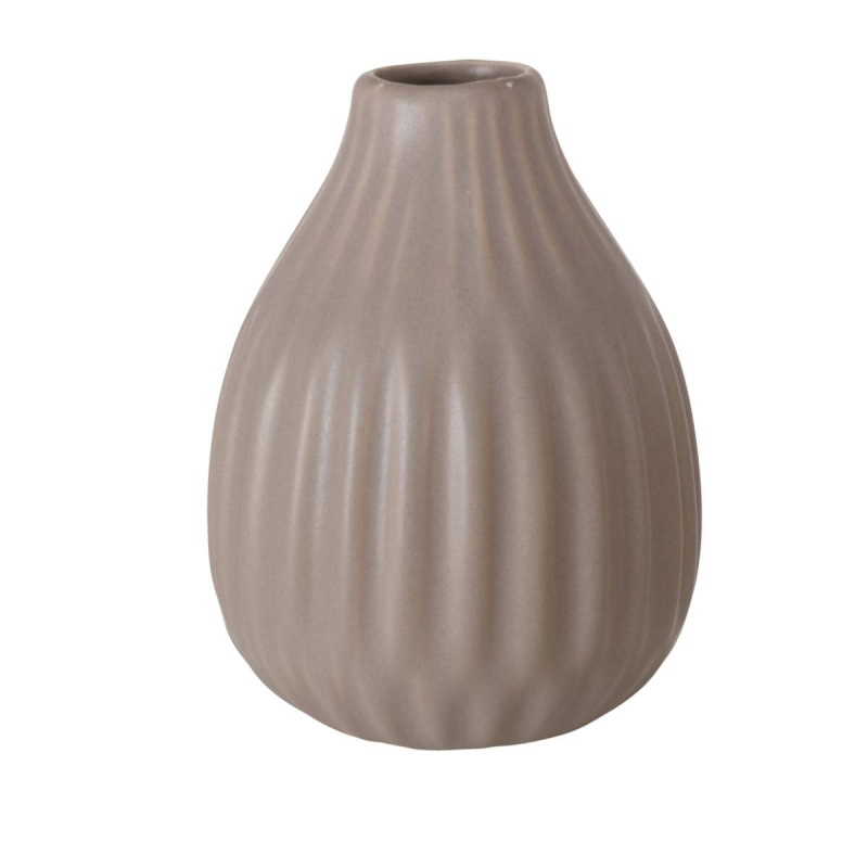 Boltze Home Porcelánová dekorační váza Esko, béžová béžová
