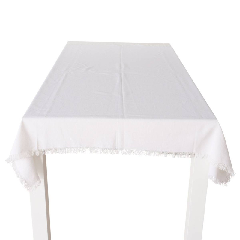 Boltze Home Bavlněný ubrus LENEA, 185 x 145 cm, bílý bílá