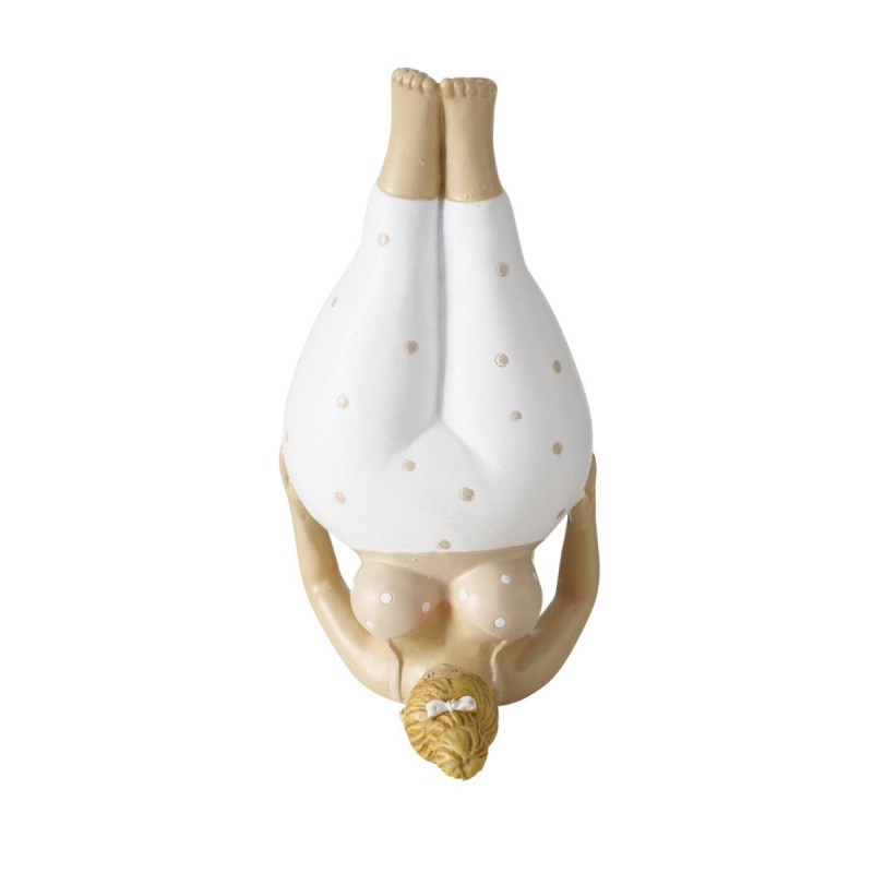 Boltze Home Porcelánová figurka Jóga, žena, 22 cm vícebarevná