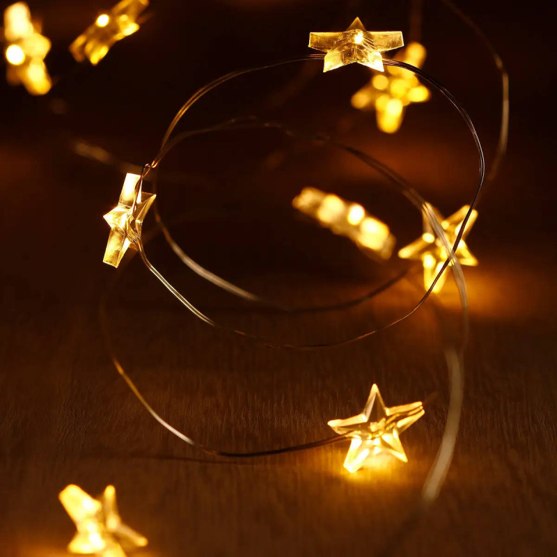 Fééric Lights and Christmas Světelná girlanda sněhová vločka, 60 LED bílá