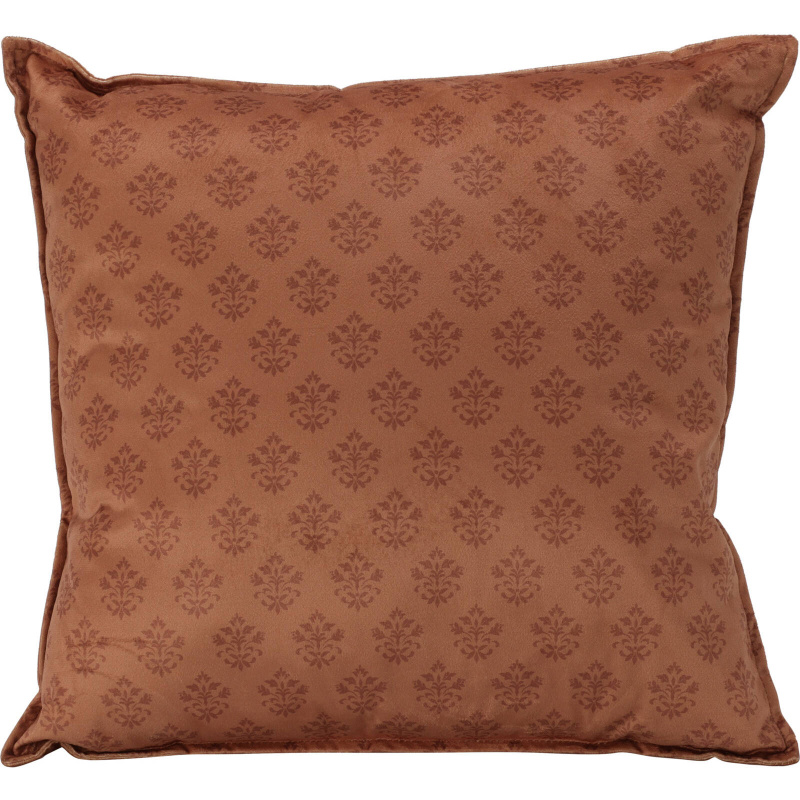 Home Styling Collection Dekorační vánoční polštář MICROMINK, 45 x 45 cm, terakotový oranžová