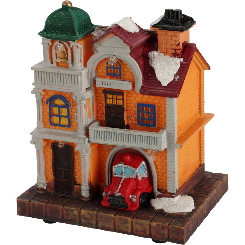 Home Styling Collection Dekorační figurka, vánoční domek, 10 x 14 cm vícebarevná