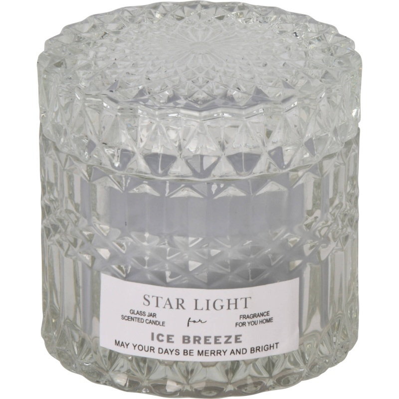 Home Styling Collection Elegantní vonná svíčka ve skle, 9 cm transparentní