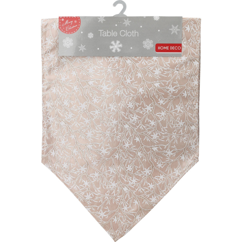 Home Styling Collection Vánoční běhoun na stůl, soby, 150 cm, béžová barva vícebarevná