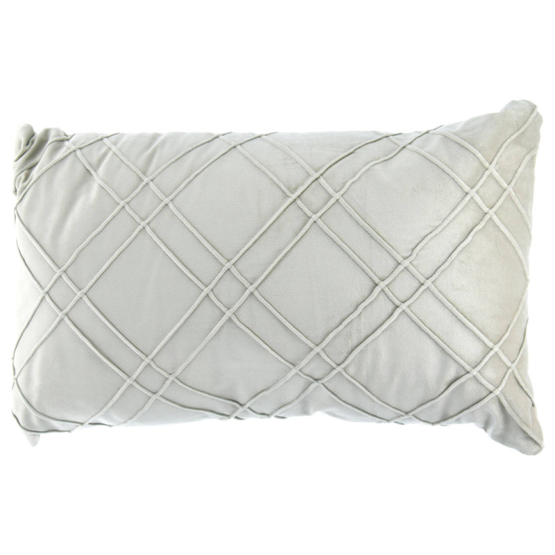 Home Styling Collection Dekorační podlouhlý polštář, 50 x 30 cm šedá