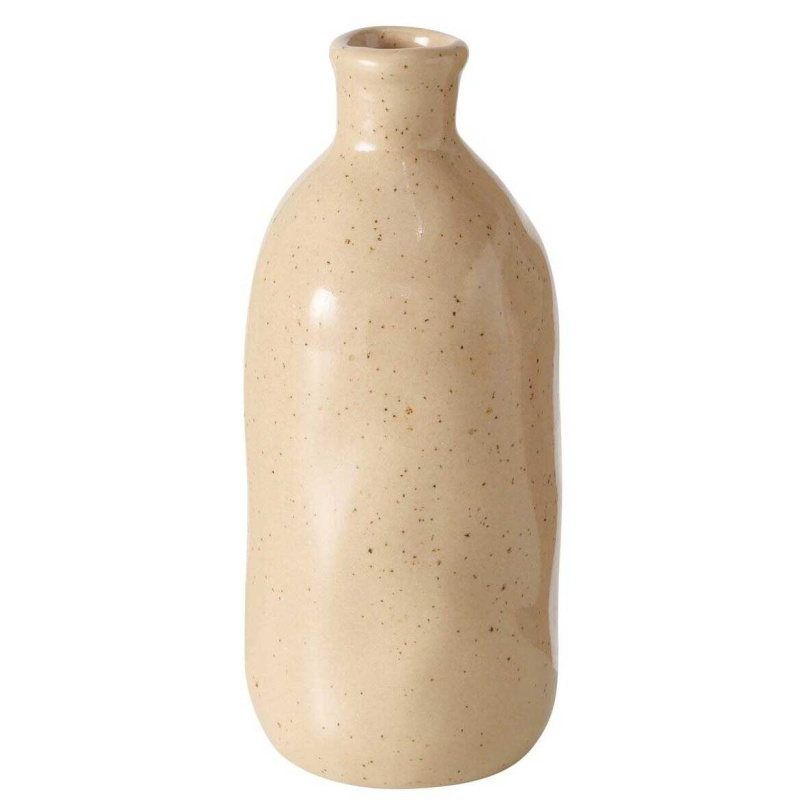 Boltze Home Porcelánová váza MYLANA, 15 cm béžová