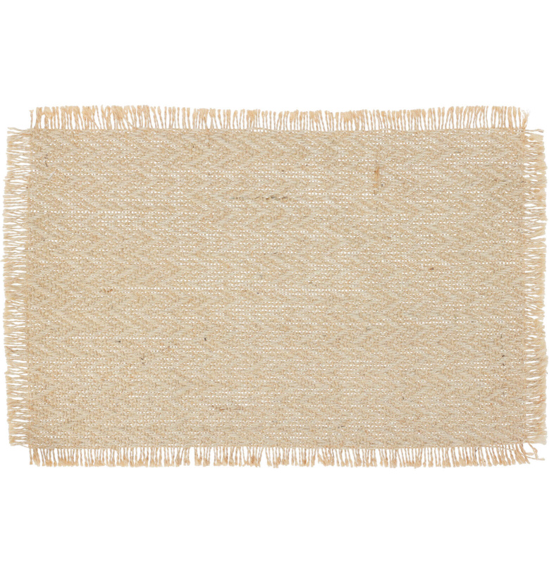 Home Styling Collection Podložka pod talíř, juta, 45 x 30 cm béžová