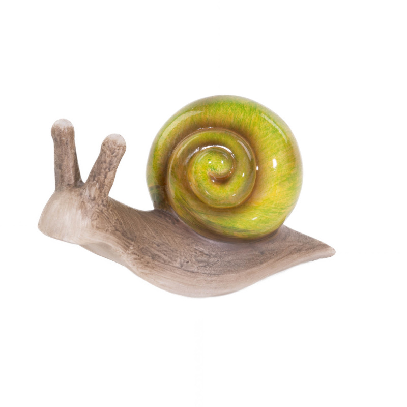 ProGarden Zahradní dekorace šnek, 22 x 10 cm, zelená zelená