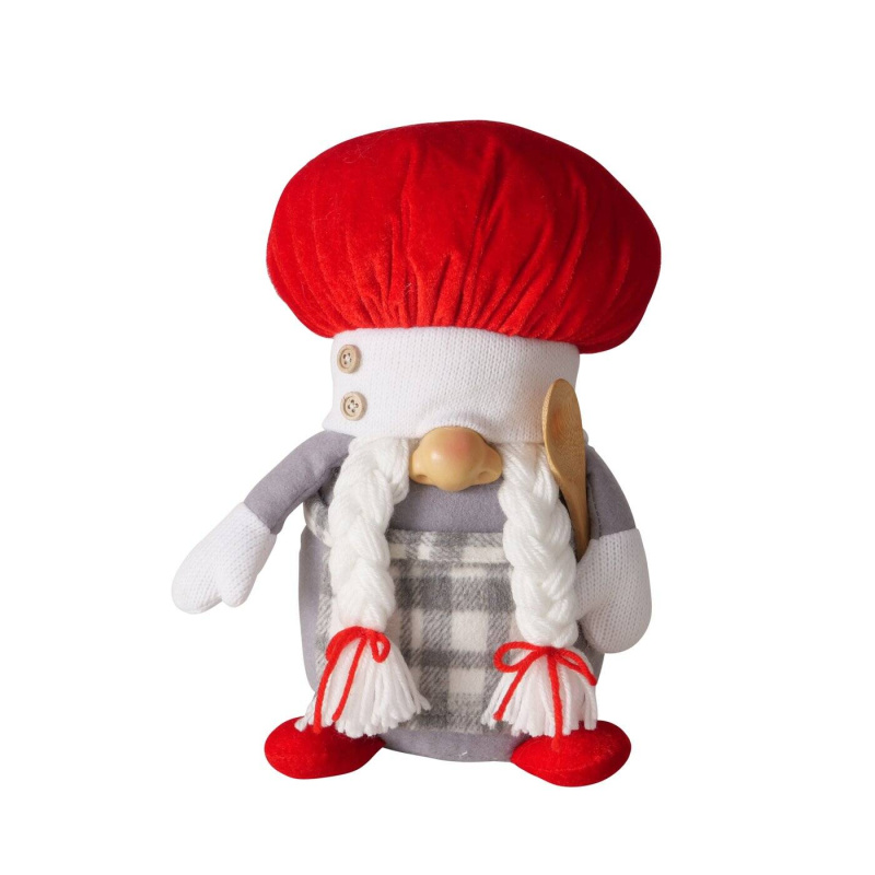 Boltze Home Textilní figurka kuchaře COOKY, výška 28 cm vícebarevná