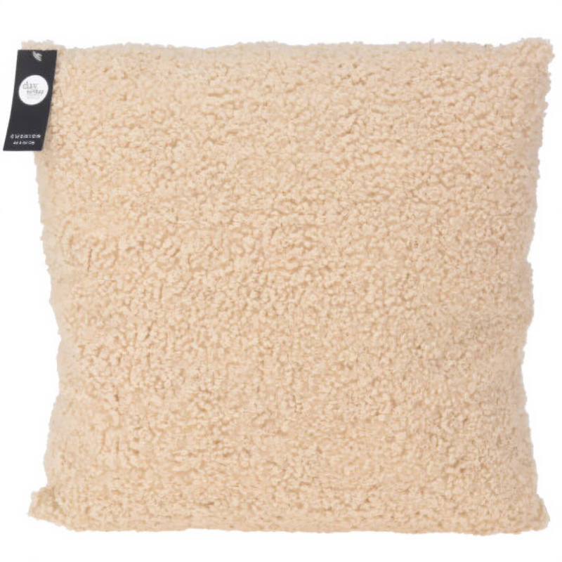 Home Styling Collection Dekorační polštář TEDDY boucle, 45 x 45 cm béžová