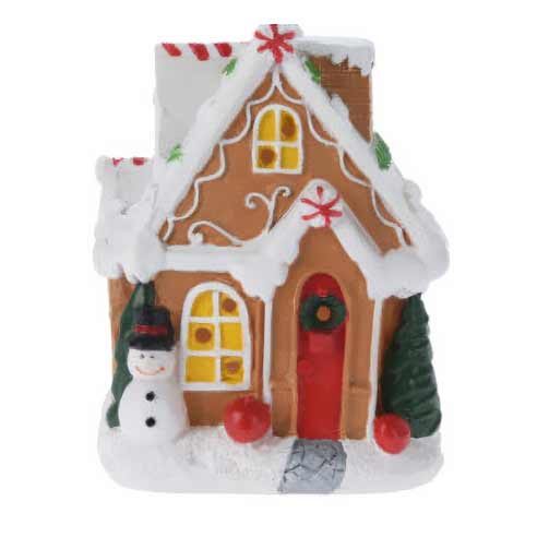 Home Styling Collection Figurka Perníkový domek, 10 cm vícebarevná