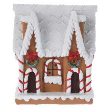 Home Styling Collection Figurka Perníkový domek, 10 cm, keramika vícebarevná