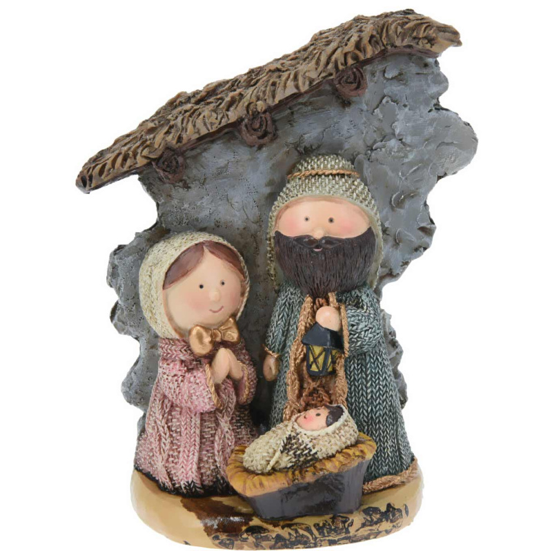 Home Styling Collection Malá vánoční scéna, 16 x 13 cm vícebarevná