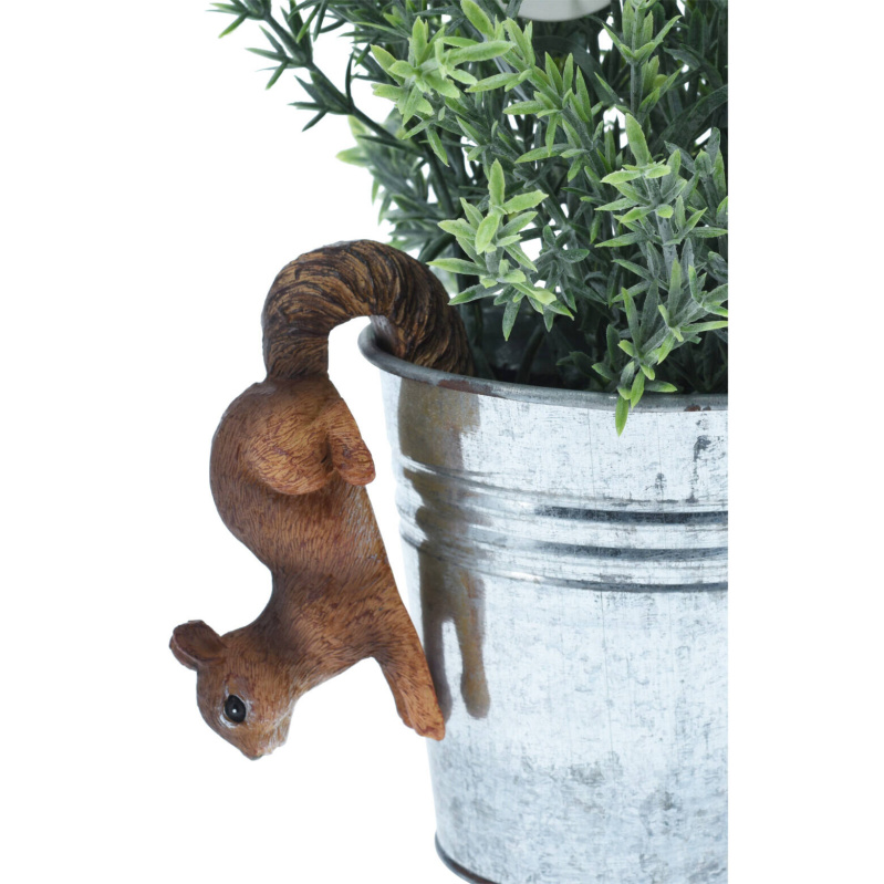 ProGarden Závěs na květináč Happy animal, polyresin, 9 x 4,5 x 8 cm vícebarevná