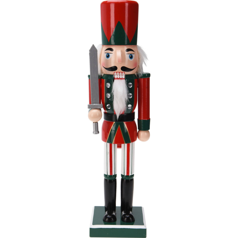 Home Styling Collection Louskáček na ořechy, figurka z borového dřeva, 38 cm vícebarevná