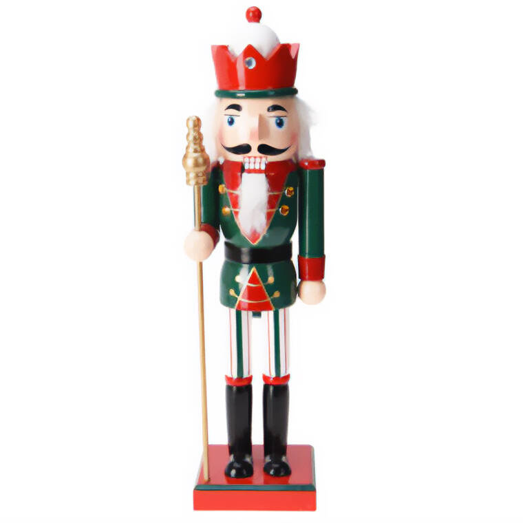 Home Styling Collection Louskáček na ořechy, figurka z borového dřeva, 38 cm vícebarevná