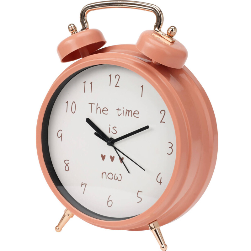 Home Styling Collection Dětský budík v klasickém stylu oranžová