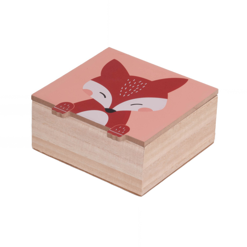 Home Styling Collection Dětská šperkovnice Zvířátko s tlapkami, 15 x 15 x 7 cm vícebarevná