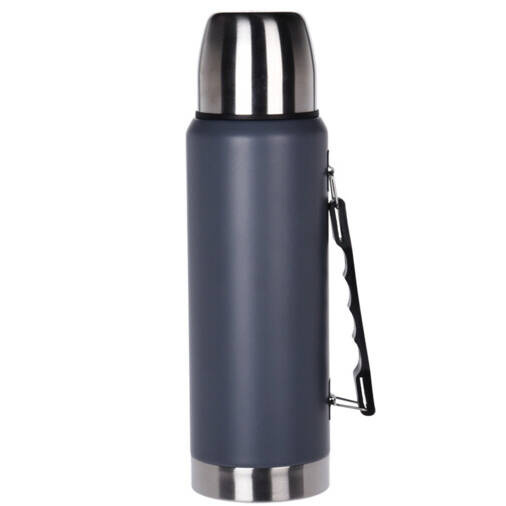 EH Excellent Houseware Turistická termoska s hrnkem, 6 h, 1000 ml černá
