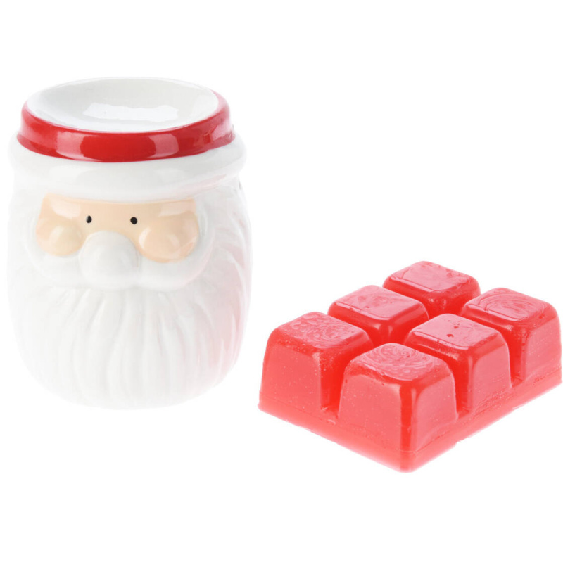 Home Styling Collection Aromalampa z keramiky s vonnými vosky, 8 cm bílá