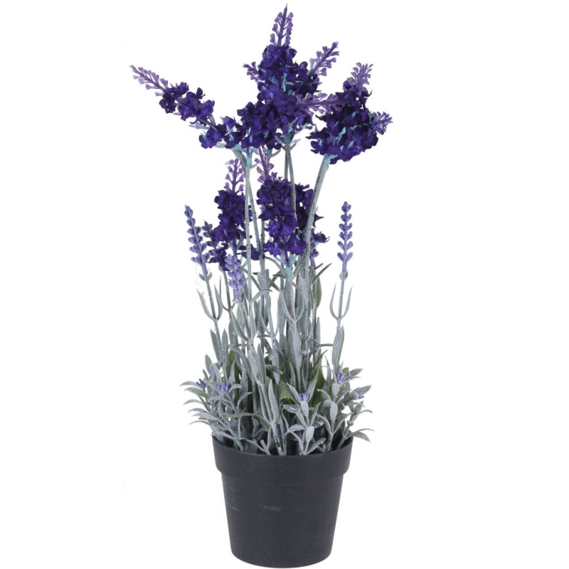 Home Styling Collection Úmělá lavendule v květináči, 40 cm vícebarevná