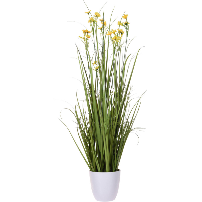 Home Styling Collection Umělá polní květina ve květináči, 95 cm vícebarevná