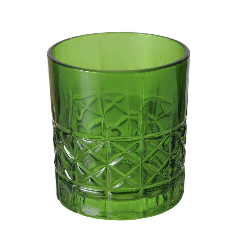Boltze Zelená sklenice WHISKEY, 9 cm zelená