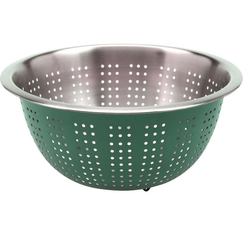 EH Excellent Houseware Kuchyňský cedník, Ø 24 cm zelený