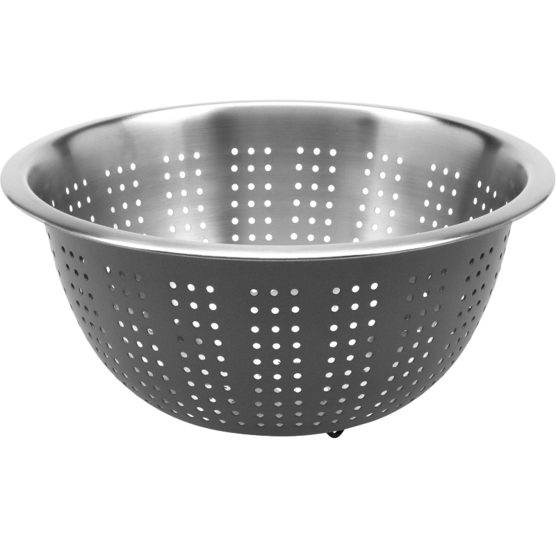 EH Excellent Houseware Kuchyňský cedník, Ø 24 cm, šedý šedá