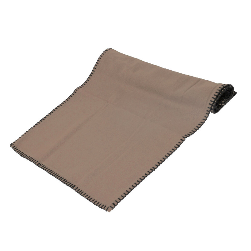 Home Styling Collection Bavlněný běhoun na stůl v neutrální barvě, 40 x 150 cm, hnědý hnědý