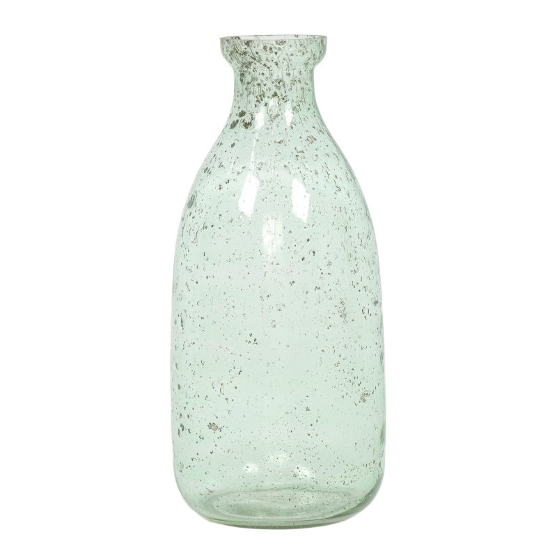 Home Styling Collection Skleněná láhev, Ø 10 cm, zelená zelený