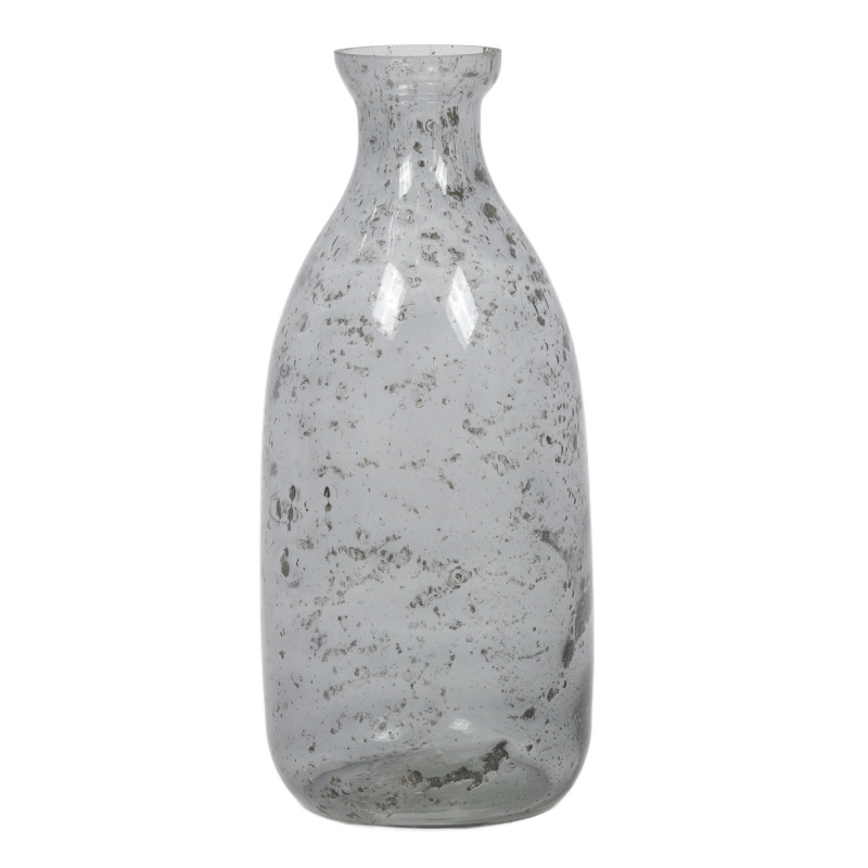 Home Styling Collection Skleněná láhev, Ø 10 cm, modrá modrý