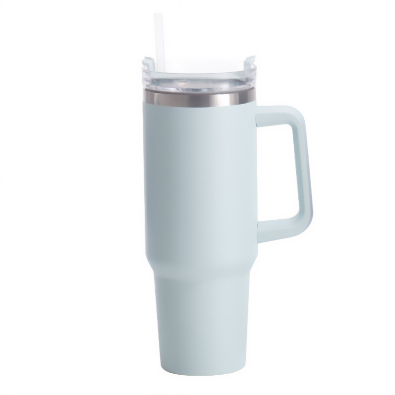 EH Excellent Houseware Velký termohrnek z nerezové oceli, 1,2 l, modrý modrý