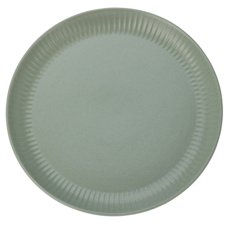 Siaki Velký keramický talíř, Ø 27 cm, zelený zelený