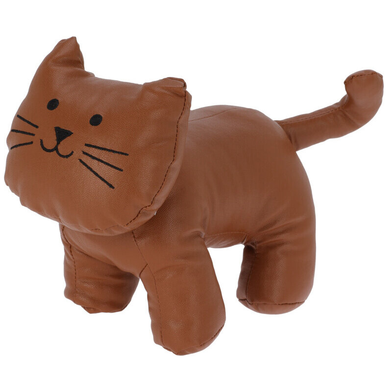 Home Styling Collection Dveřní zarážka ve tvaru kočky, 1 kg, hnědá hnědý