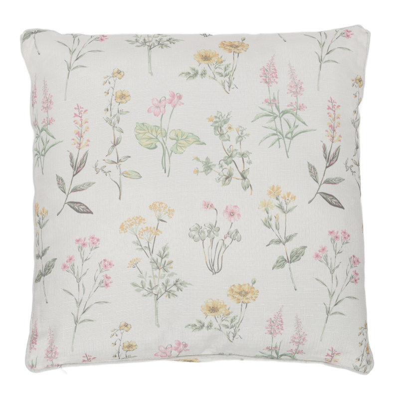 Home Styling Collection Dekorační polštář s květinovým vzorem, 45 x 45 cm vícebarevný