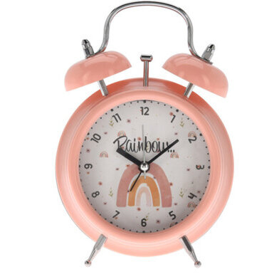 Home Styling Collection Dětský budík na baterie, růžový růžový
