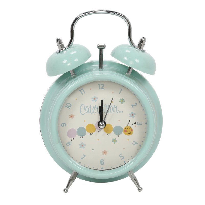 Home Styling Collection Dětské stolní hodiny s budíkem na baterie, modré modrý