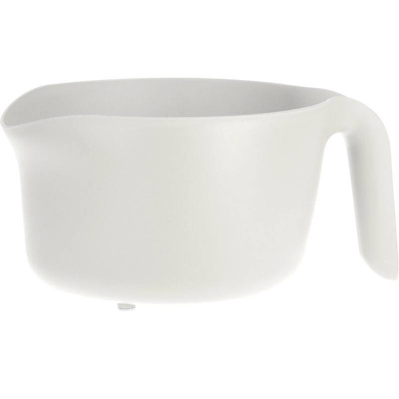 EH Excellent Houseware Plastová miska s uchem, Ø 20,5 cm, bílá šedá