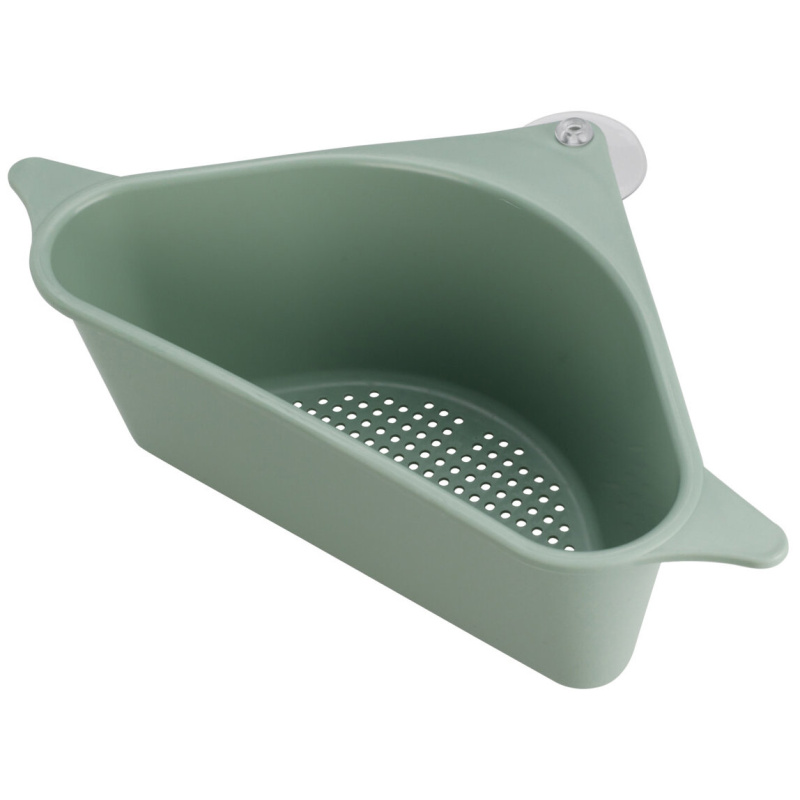 EH Excellent Houseware Rohový odkapávač do dřezu, cedník, zelený zelený