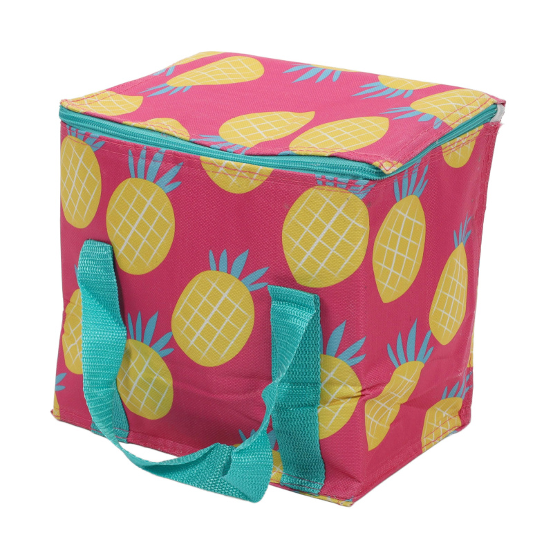 EH Excellent Houseware Termotaška s chladicí vložkou, 21 x 12 x 22 cm, ananas vícebarevný