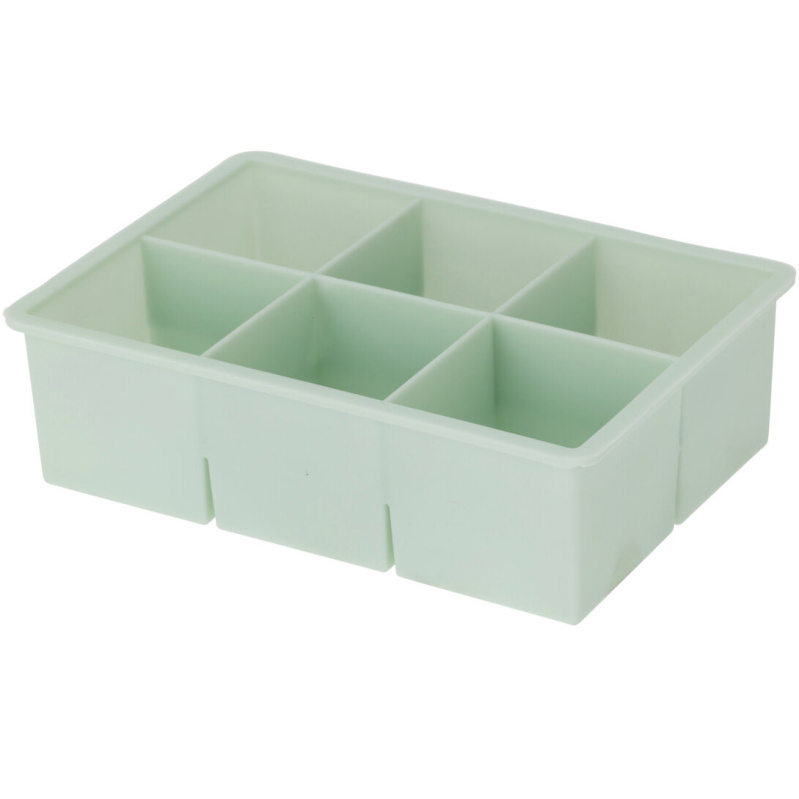 EH Excellent Houseware Forma na led na 6 kostek, 16,5 x 11,5 x 5 cm, zelená zelený