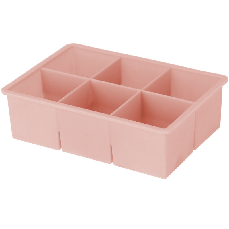 EH Excellent Houseware Forma na led na 6 kostek, 16,5 x 11,5 x 5 cm, růžová růžový