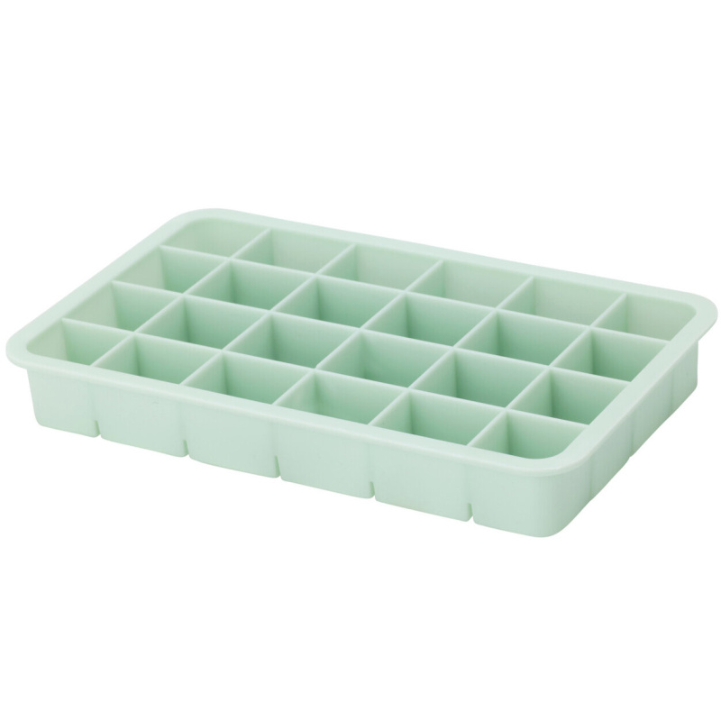 EH Excellent Houseware Forma na led na 24 kostek, 21 x 12,5 x 3 cm, zelená zelený