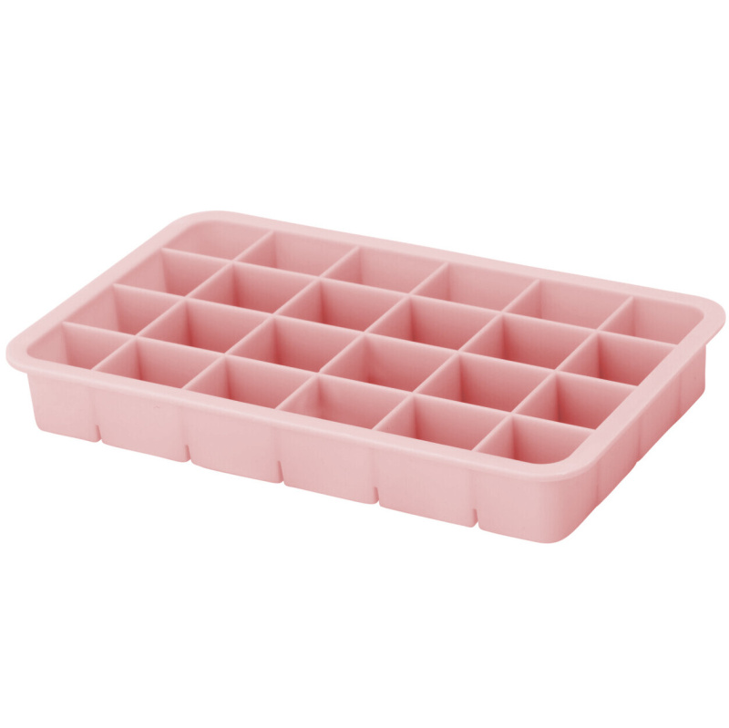 EH Excellent Houseware Forma na led na 24 kostek, 21 x 12,5 x 3 cm, růžová růžový