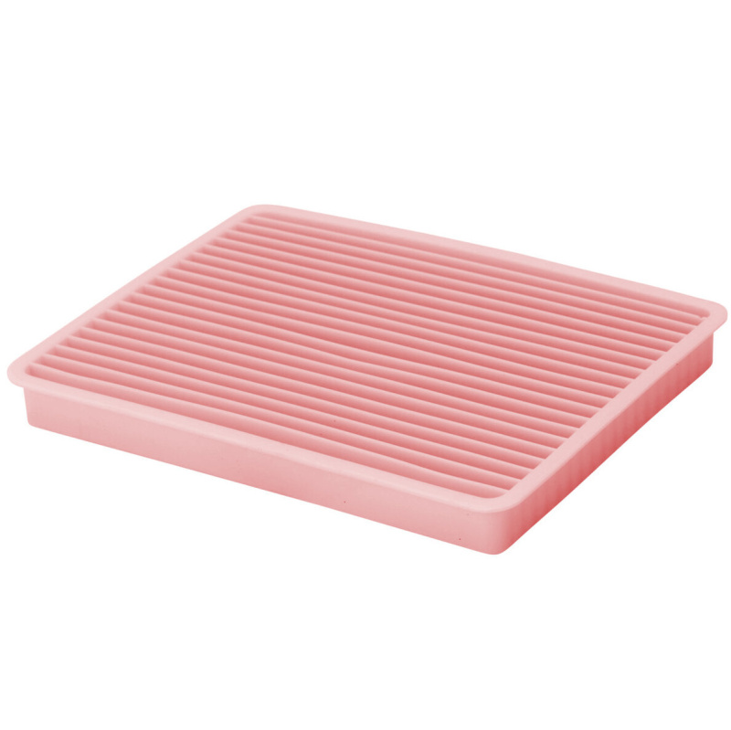 EH Excellent Houseware Forma na drcený led, 18 x 12 x 2 cm, růžová růžový